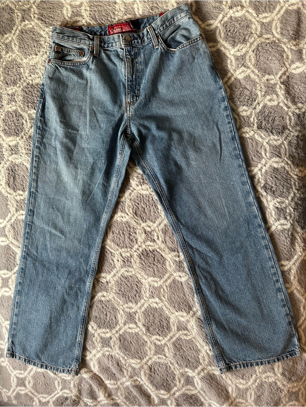 Vintage Quiksilver Jeans Mens 32x30 Relaxed Fit Blue Denim Y2K Skate